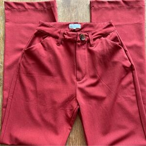Danielle Bernstein Burgundy Trousers Size 0